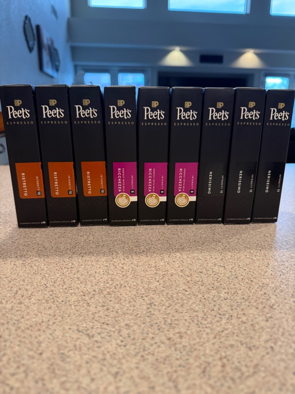Peet's Coffee Espresso Pods Capsule VarietyPack 90 Compatible Nespresso Exp 1/26